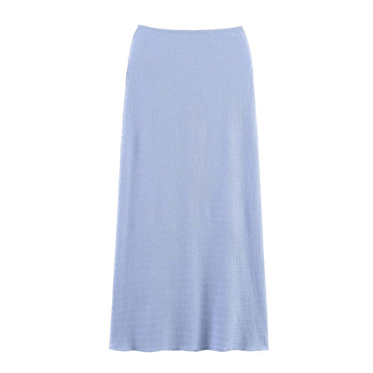 Women Summer Texture Tank Top Midi Skirt Set