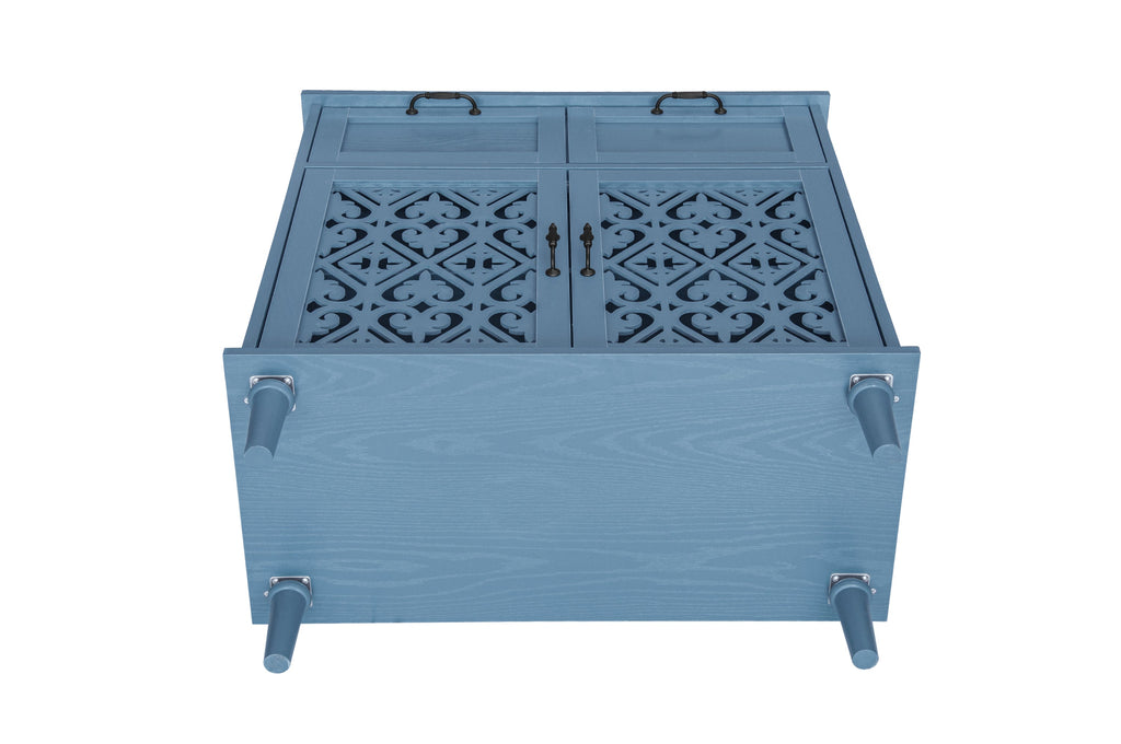 2 Door 2 Drawer Cabinet, American Furniture, Suitable for Bedroom, Living Room, Study