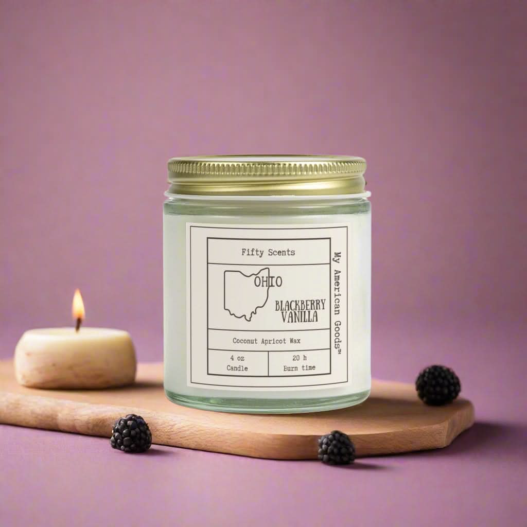 Ohio - Coconut Apricot Wax in Blackberry Vanilla | Eco-Friendly Home Fragrance