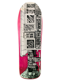 Prime Stick-O-Rama Assorted Stain 9.5" Classic Skateboard Deck with Stickers