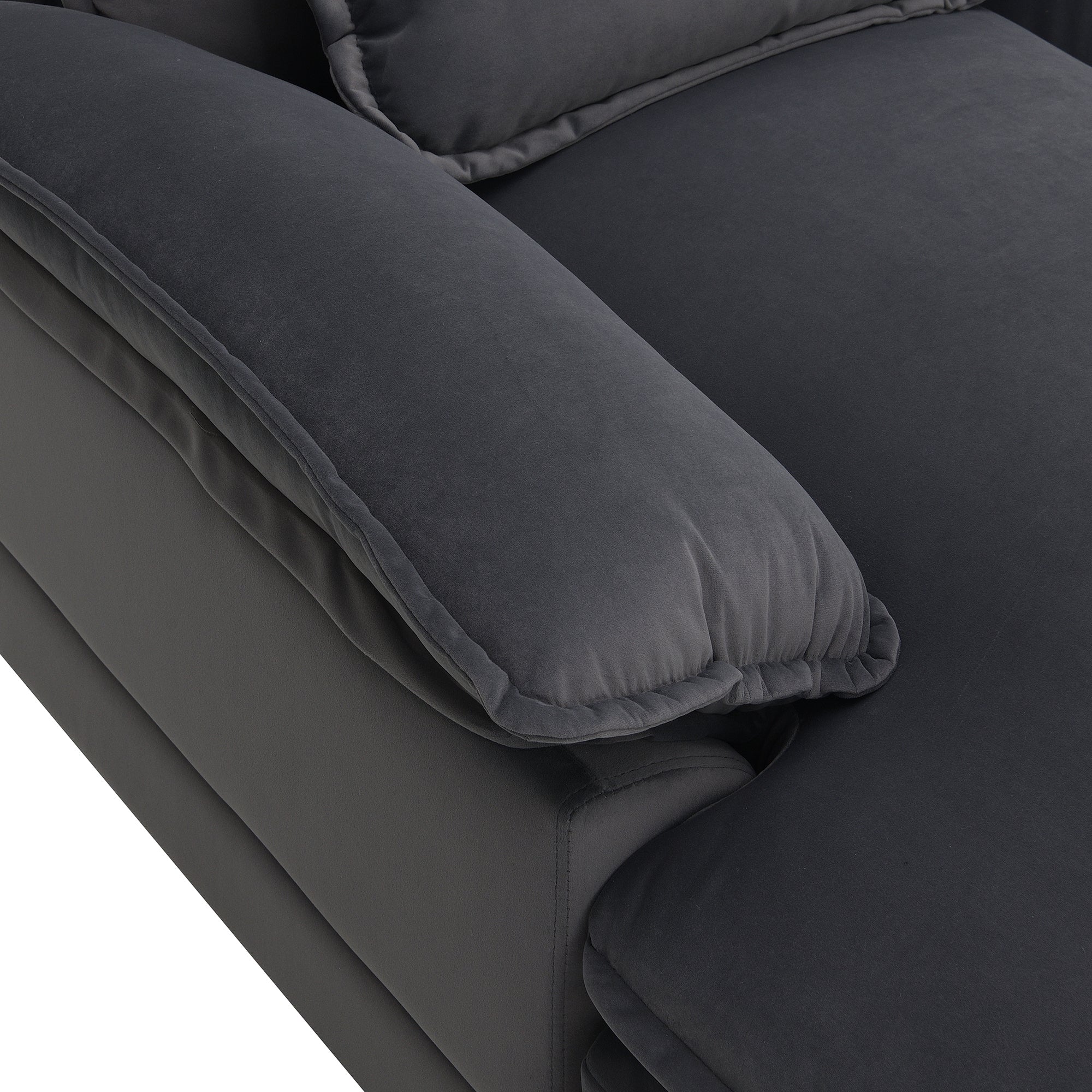 109.8*55.9' Modern U-shaped Sectional Sofa with Waist Pillows,6-seat Upholstered Symmetrical Sofa Furniture,Sleeper Sofa Couch with Chaise Lounge for Living Room,Apartment,5 Color