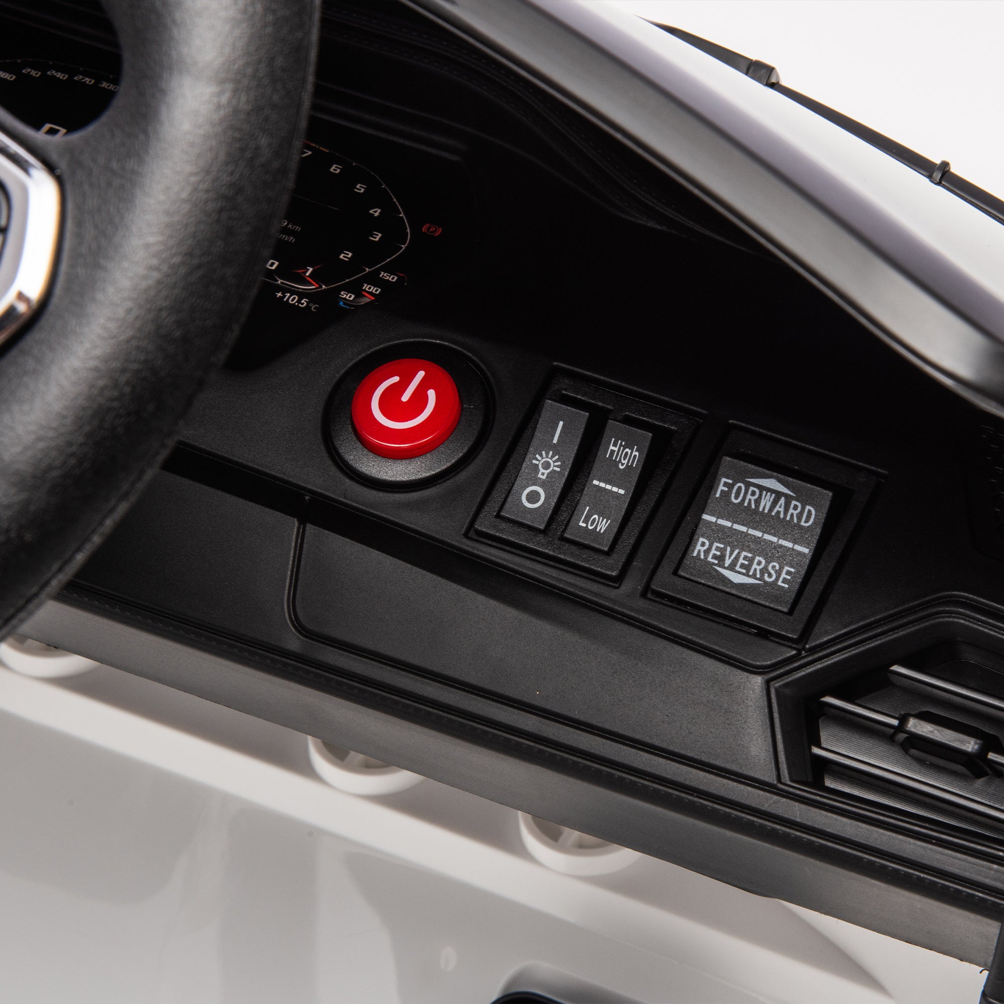 BMW M4 12v Kids ride on toy car 2.4G W/Parents Remote Control,Three speed adjustable,Power display, USB,MP3 ,Bluetooth,LED light,story,A handle with wheels and a pull, easy to carry