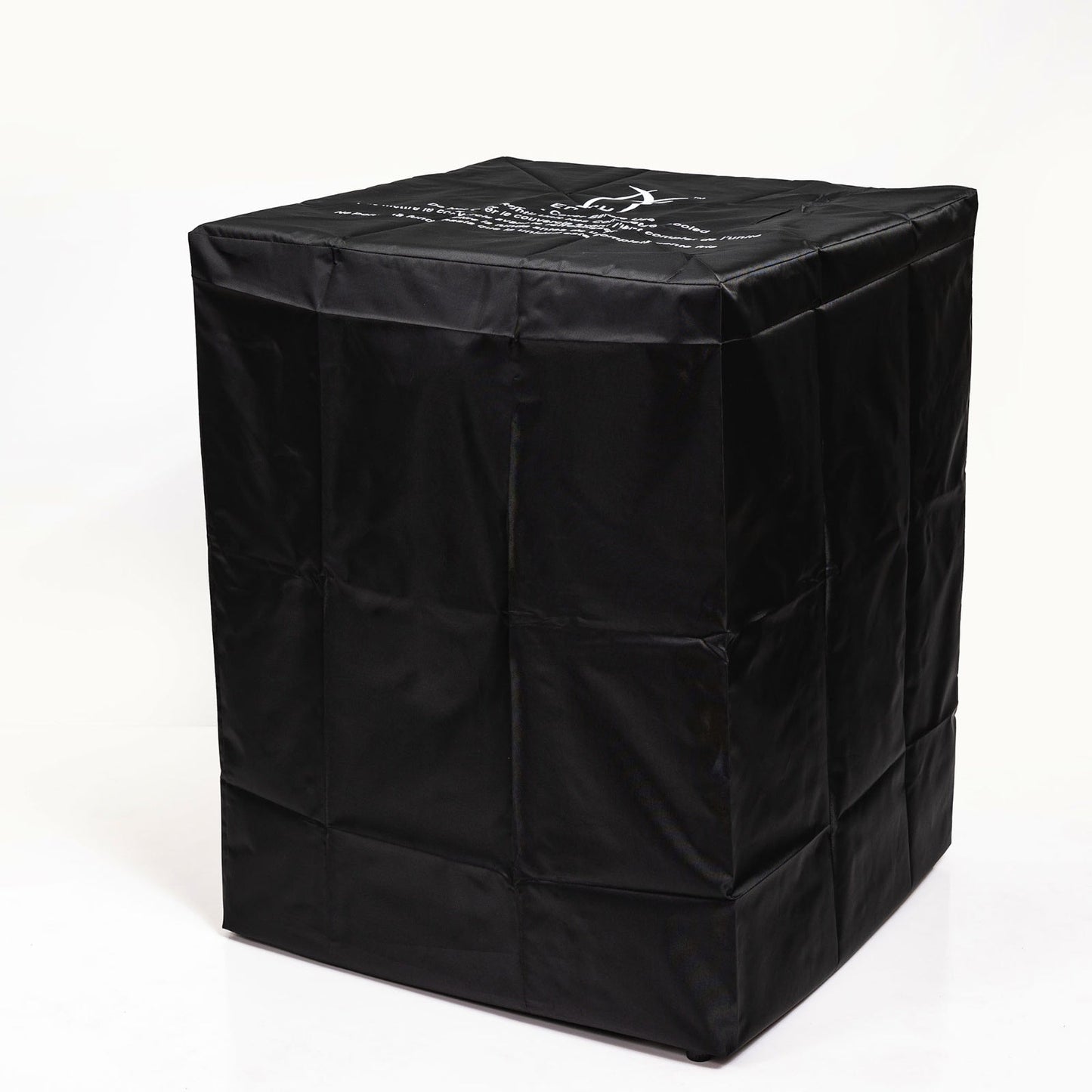 FlameHaven™ – Wicker Propane Fire Pit Column with Glass Wind Guard US