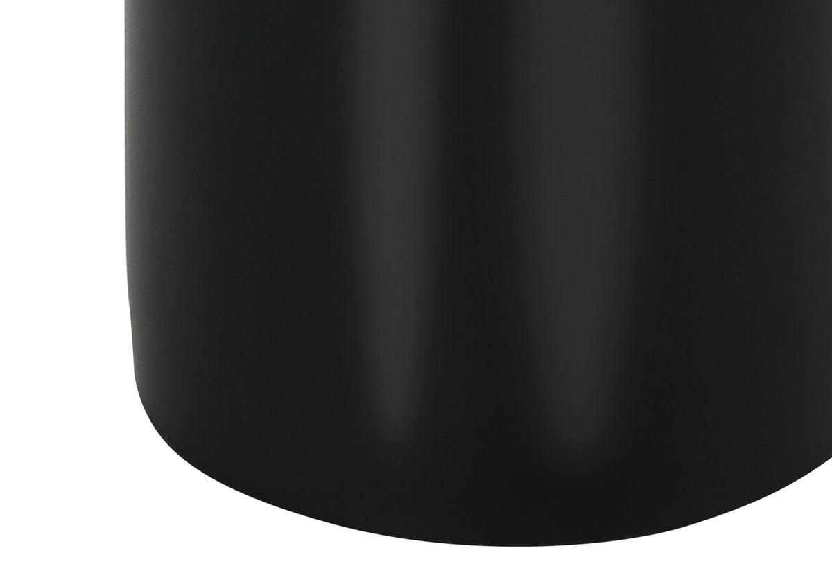 Lighting, 25'h, Table Lamp, Black Concrete, Black Shade, Contemporary