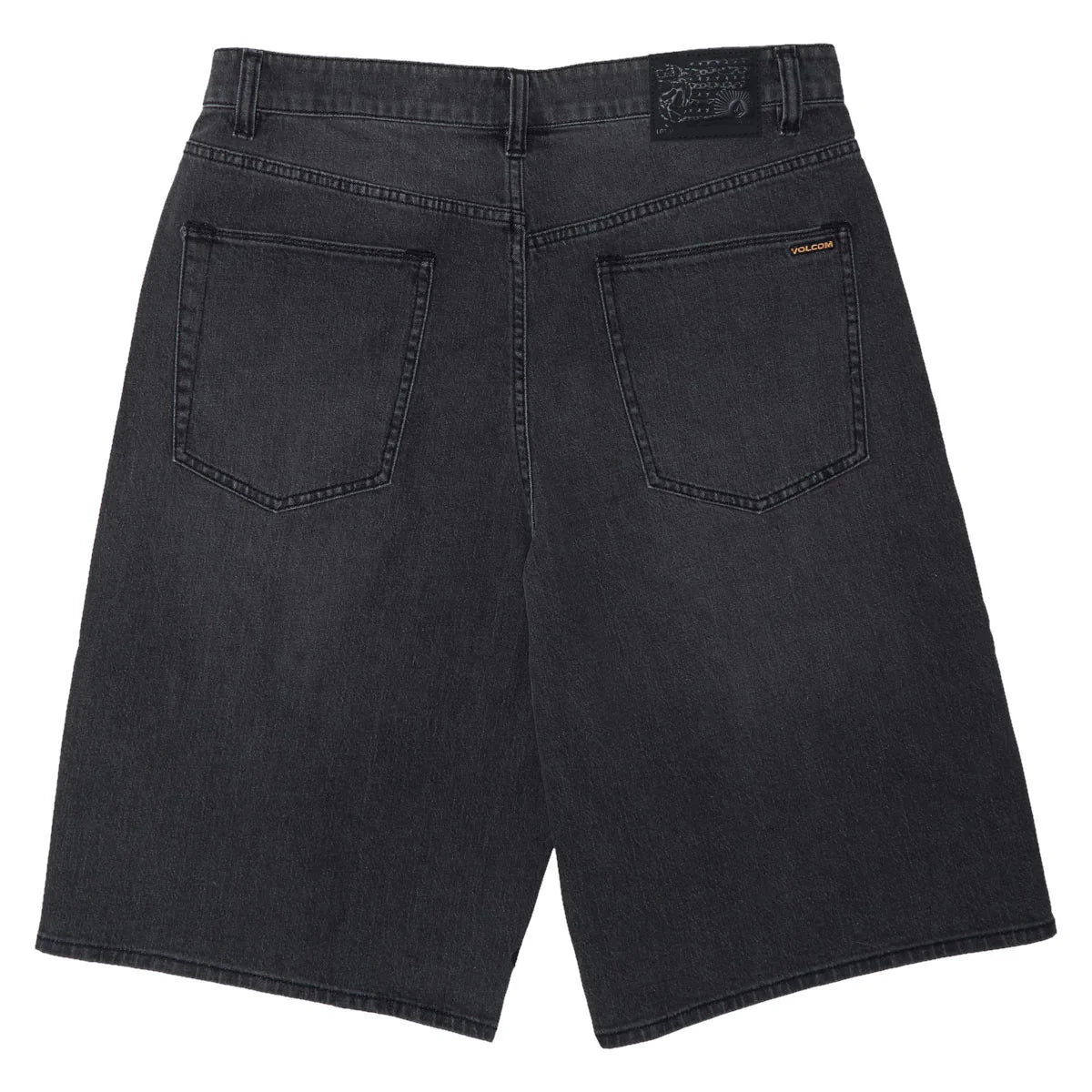 Volcom Chillow 24" Denim Black Grey Shorts
