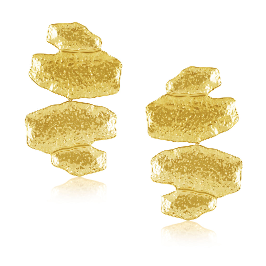 Maxine Hammered Statement Earring