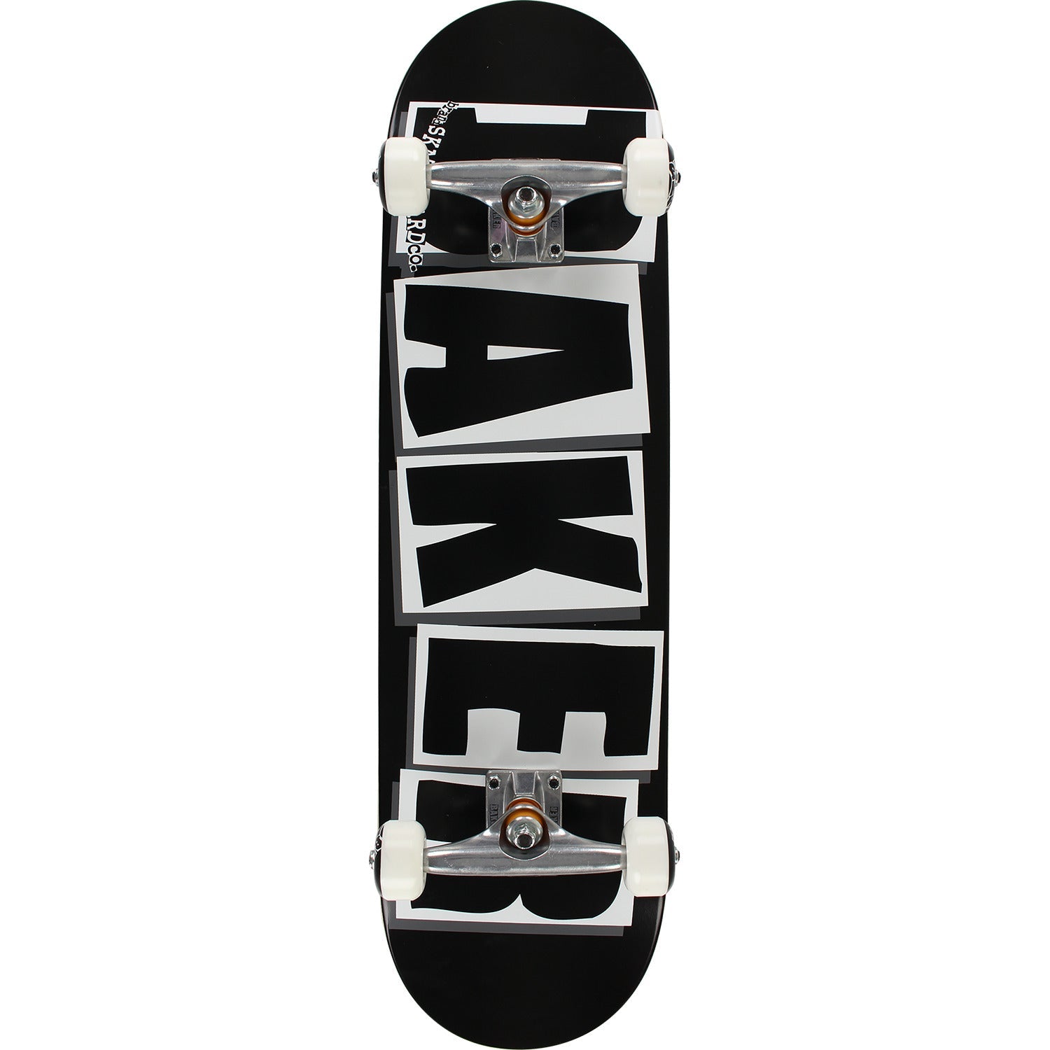 Baker Brand Logo Complete Skateboard - 8.5" Black/White