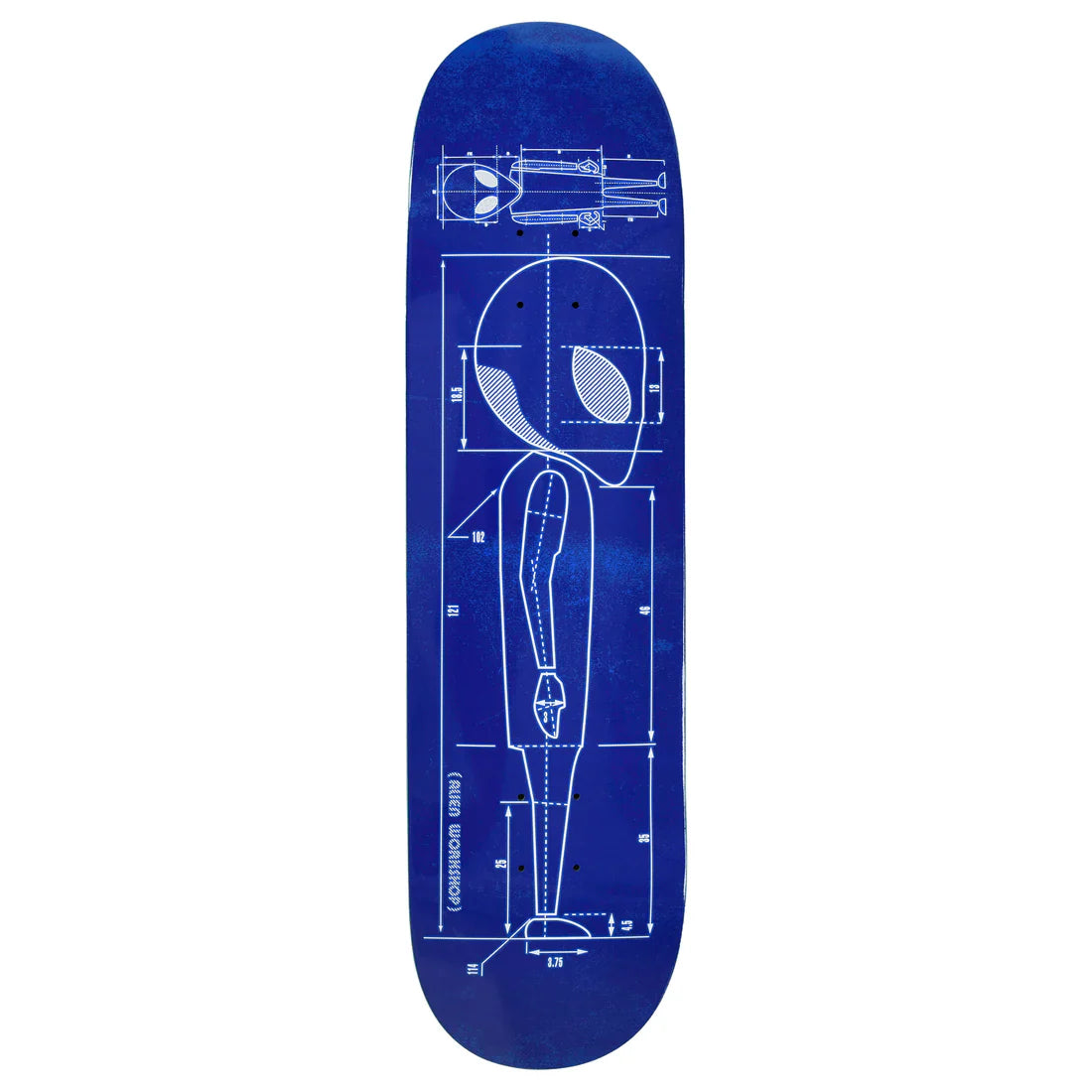 Alien Workshop Blueprint Skateboard Deck - 8.75″