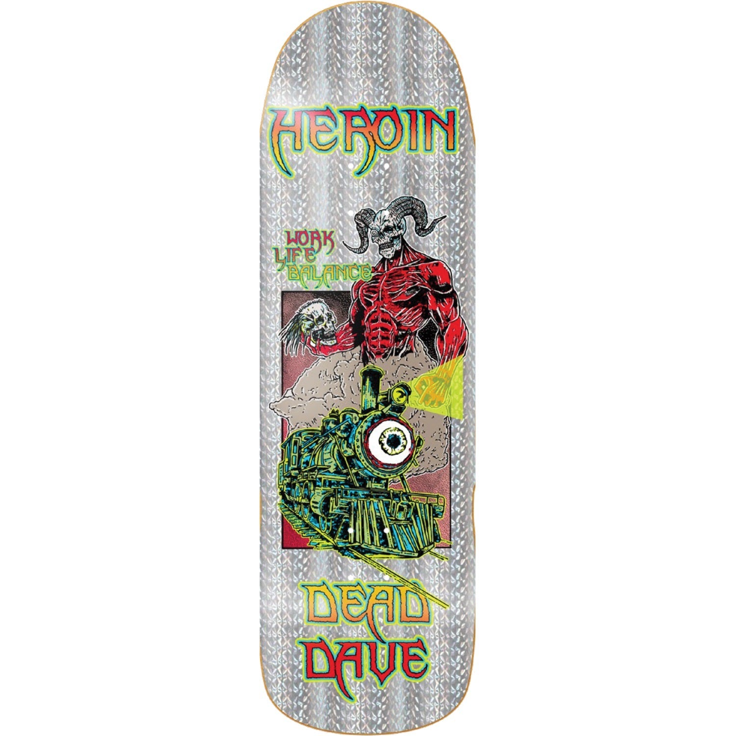 Heroin Dead Dave Hellscape Skateboard Deck - 10.1″