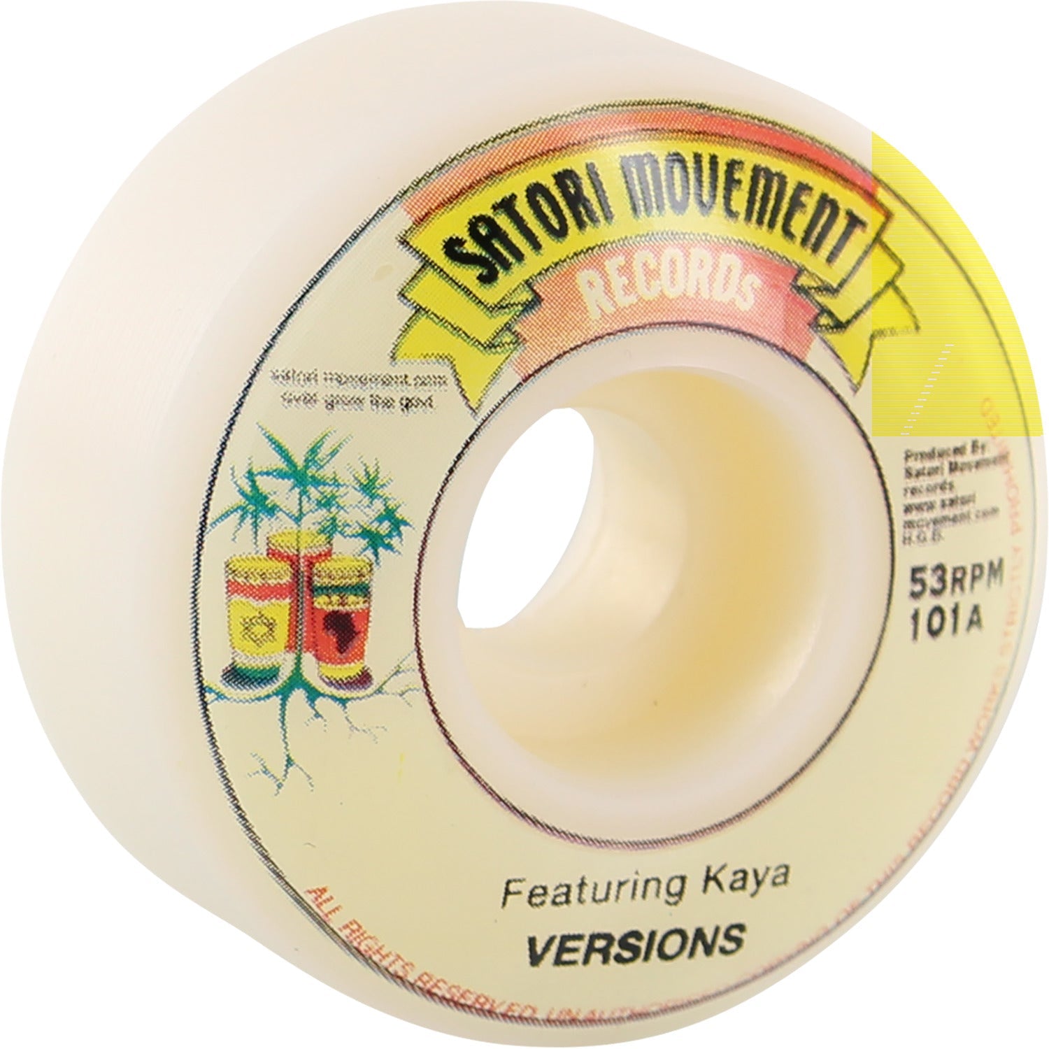 Satori Vintage Versions Skateboard Wheels 53mm 101a - Vinyl Shape (Set of 4)