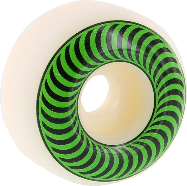 Spitfire Wheels Classic 52mm 99a - White/Green (Set of 4)