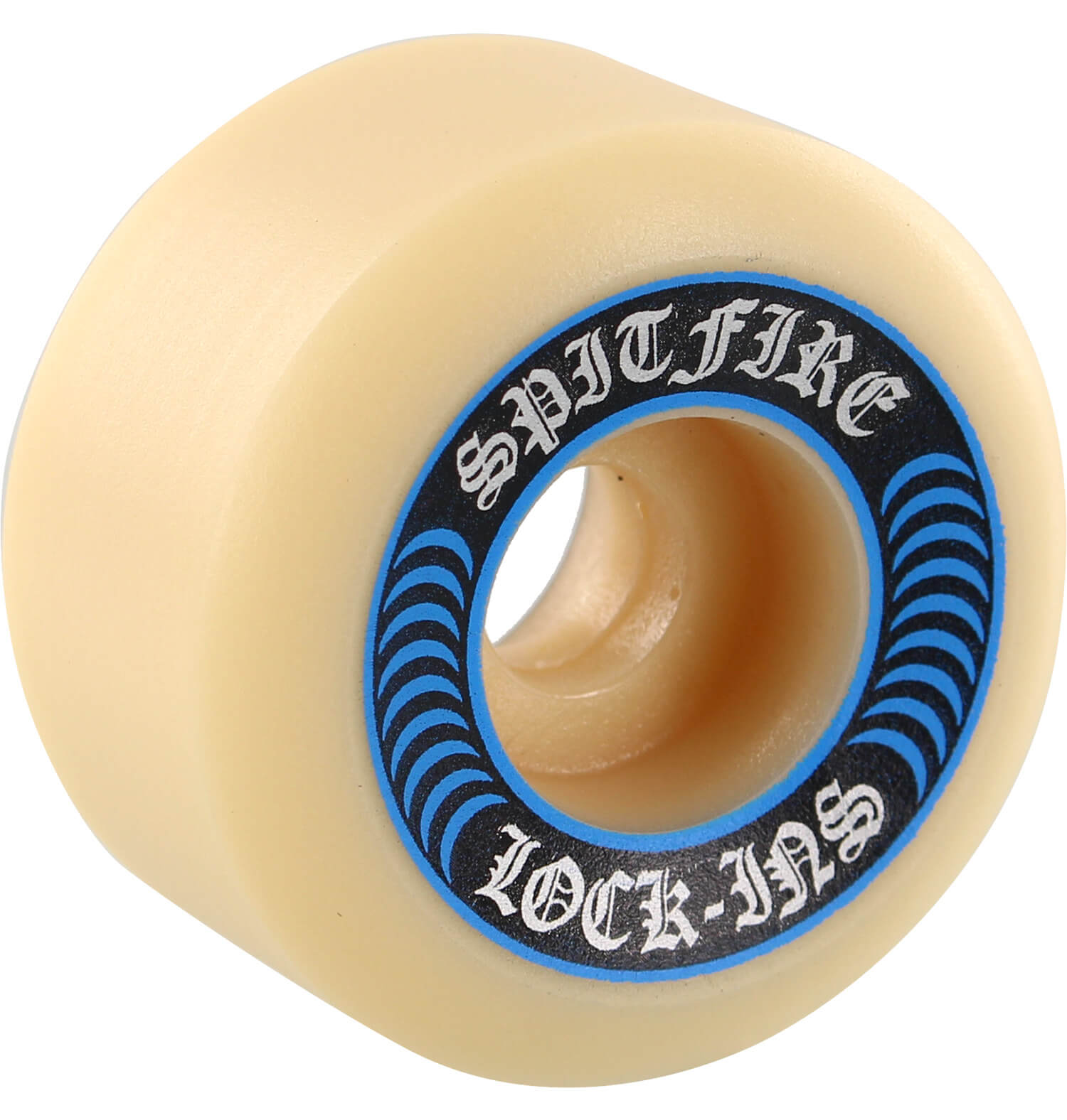 Spitfire Wheels F4 Lock-Ins 55mm 99a - White/Blue (Set of 4)
