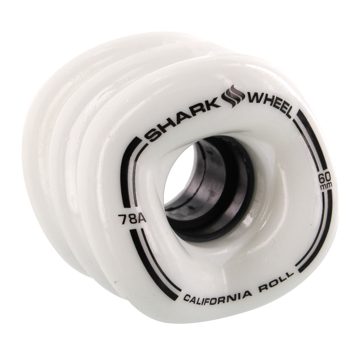 Shark Wheels California Roll 60mm 78a - White (Set of 4)