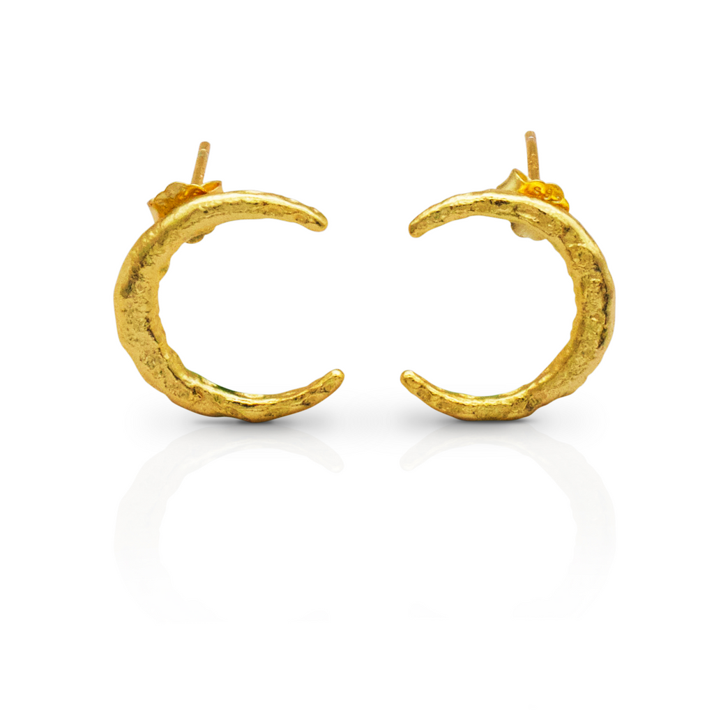 MOON CHARM EARRINGS