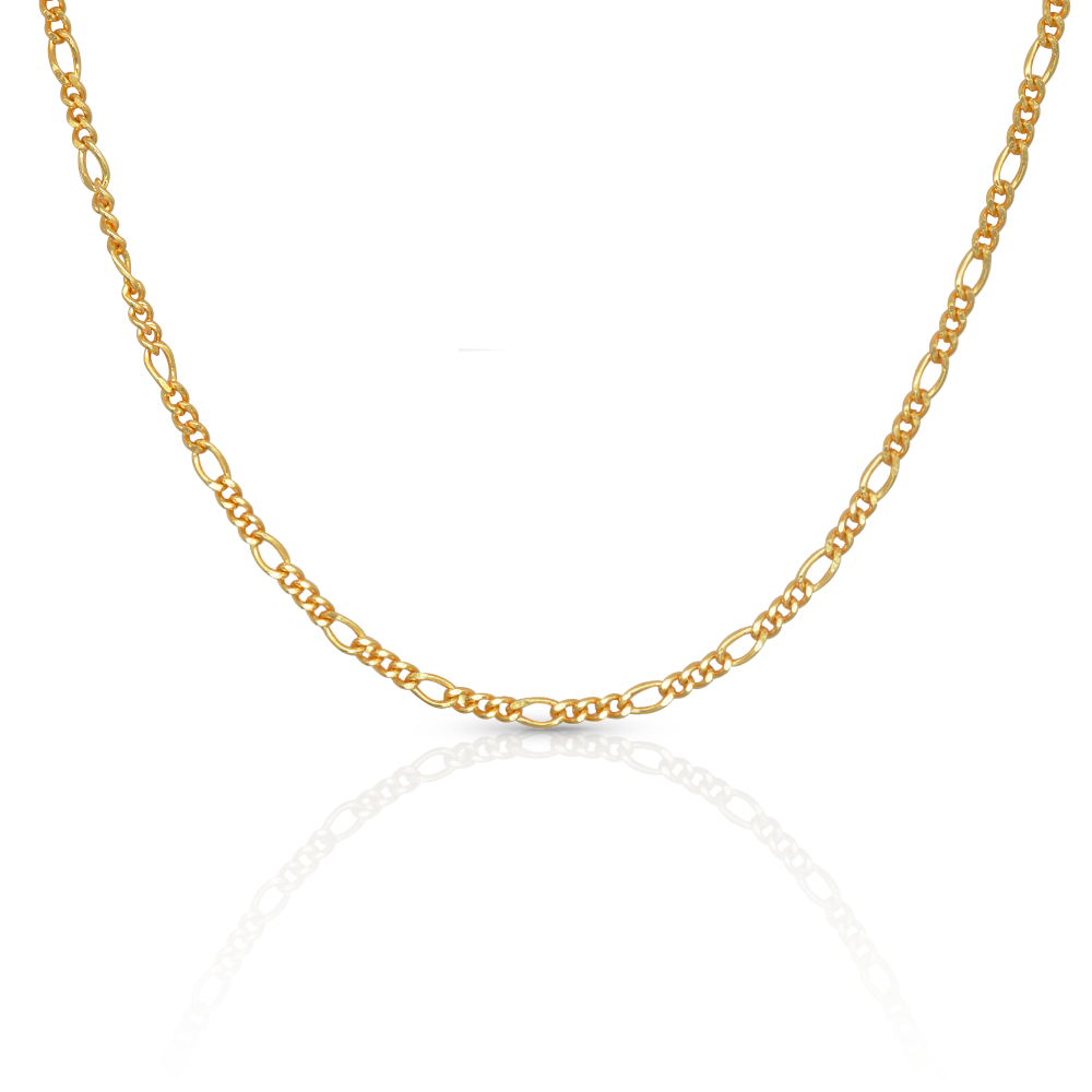 Amorette Chain Necklace, 18k Gold-Plated Vermeil, 50cm