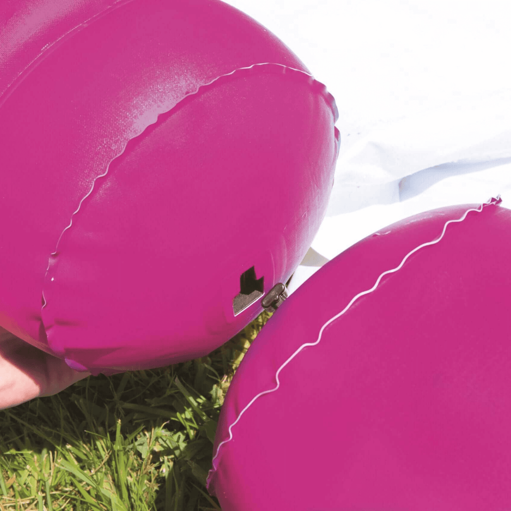 WOW Watersports Strike Zone Water Slide w 6 Giant Inflatable Bowling Pins and Sprinkler