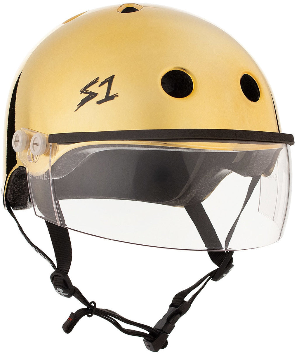 S1 Lifer Visor Gen 2 Helmet - Gold Mirror