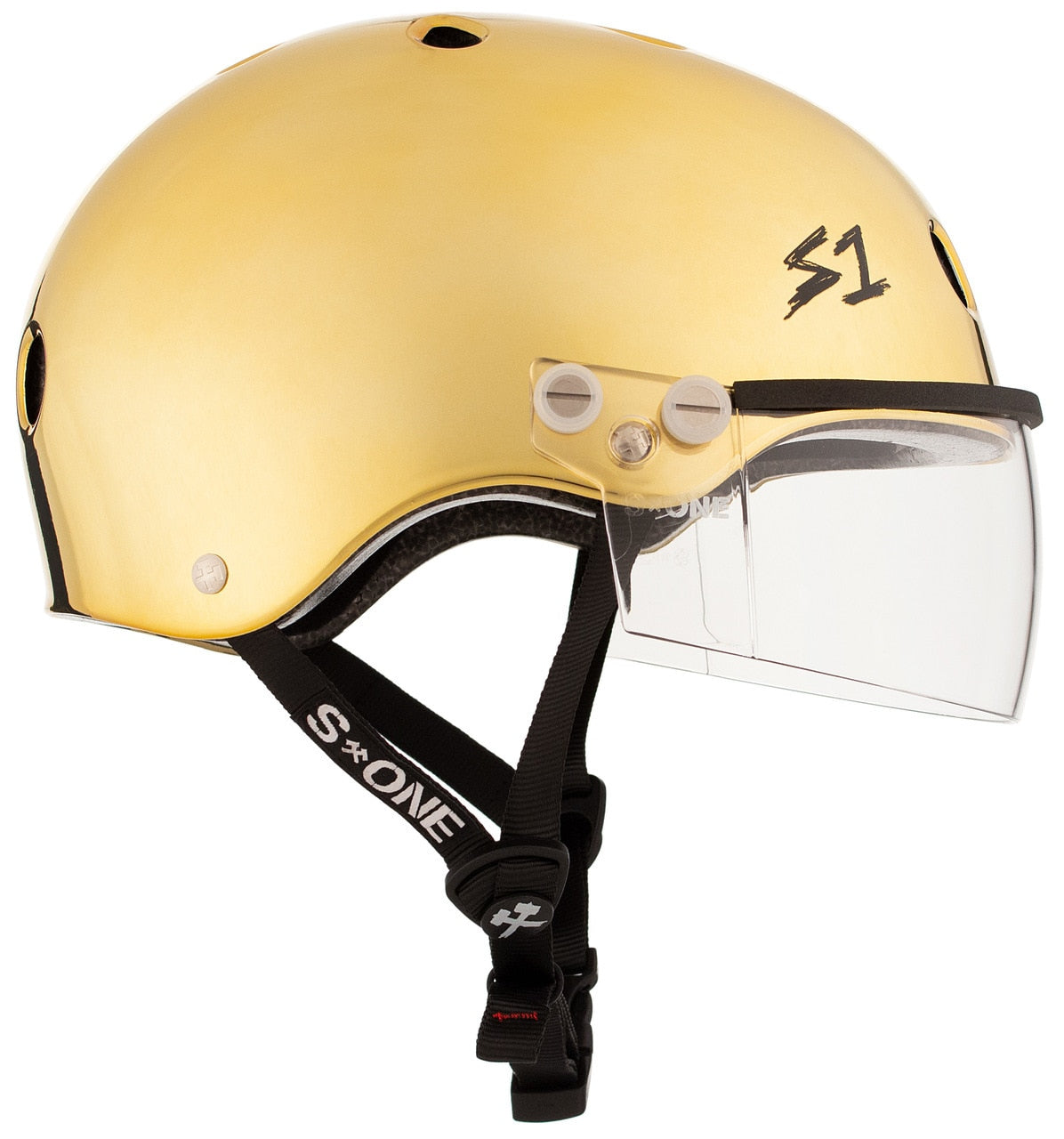 S1 Lifer Visor Gen 2 Helmet - Gold Mirror