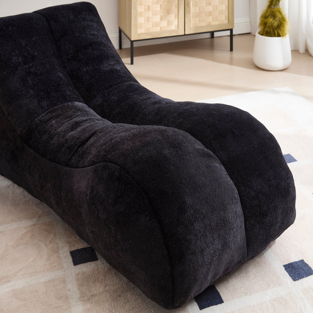 Creative Bean Bag Sofa Chair for Adults with High-Quality Sponge Filling and Polyester Fiber,59x30x23.6 inches