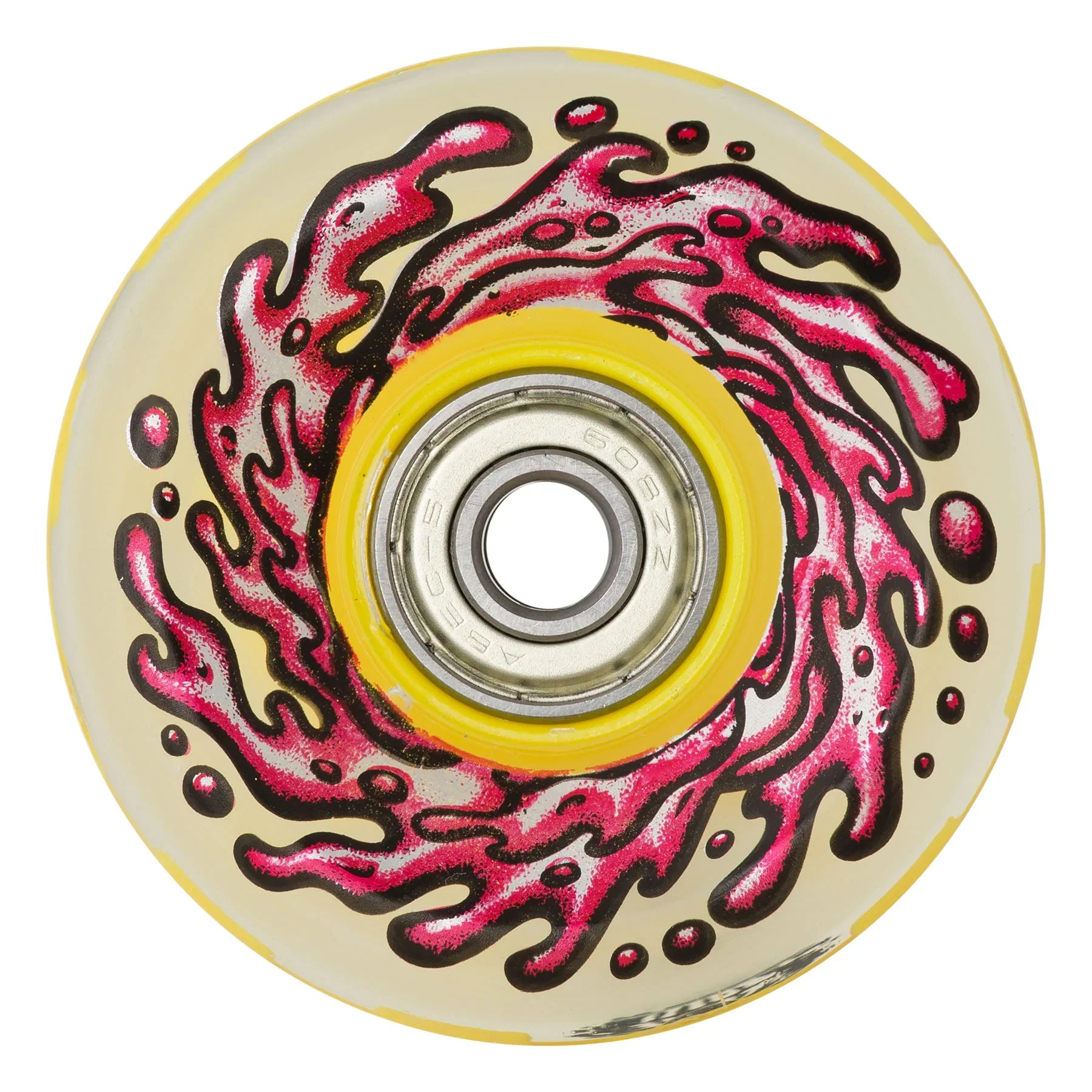 Slime Balls Light Ups OG Slime Wheels 60mm 78a - Red/Yellow LED (Set of 4)