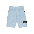 Stone Island Junior Compass-badge casual shorts
