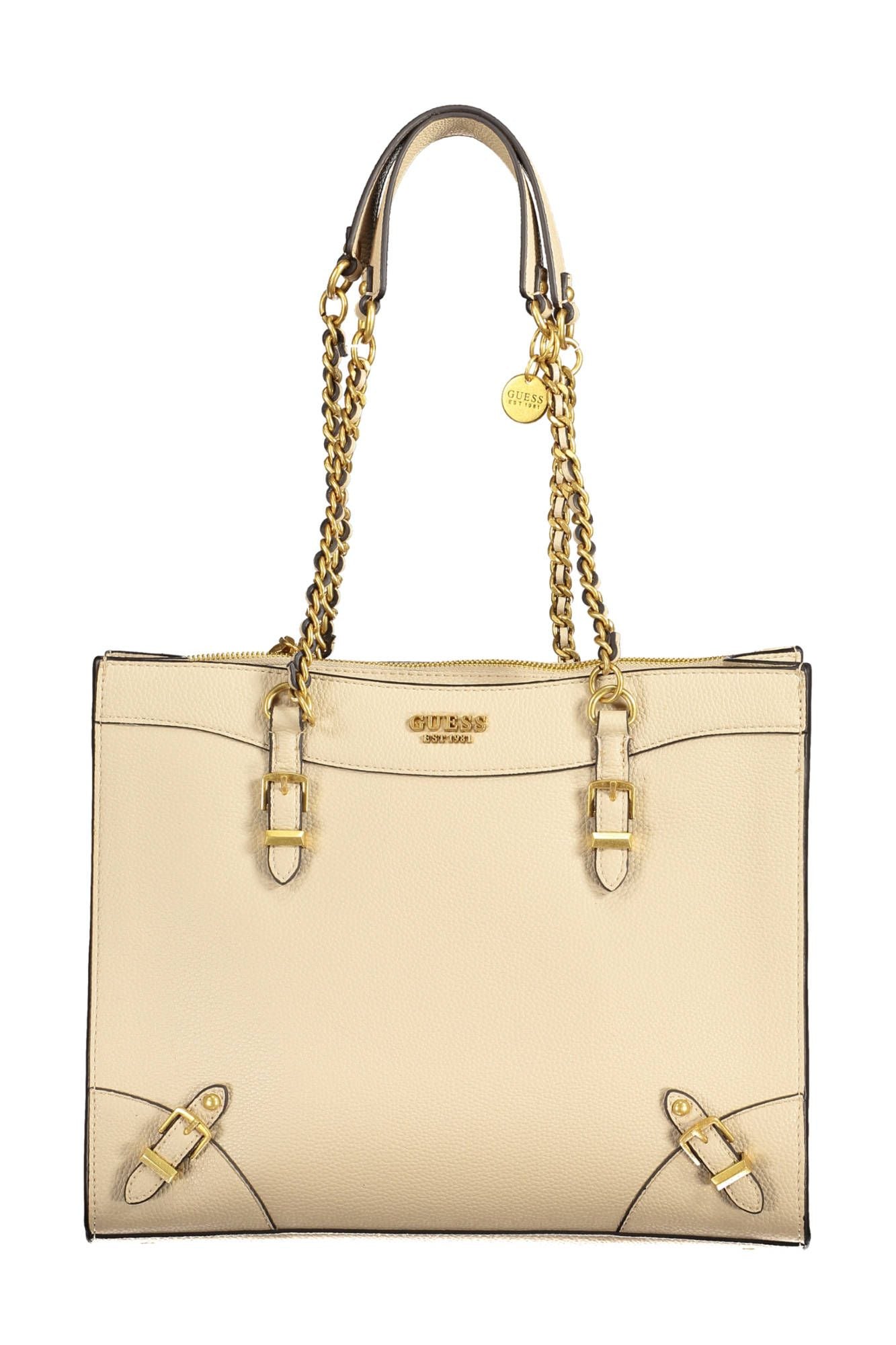 Guess Jeans Beige Polyethylene Handbag