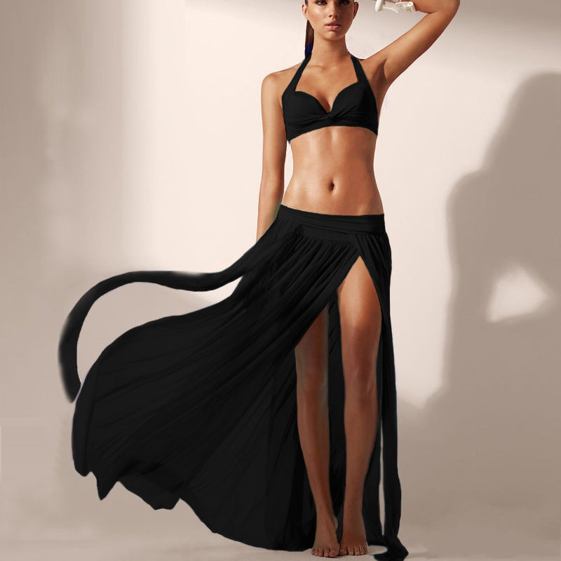 Beach Skirt With Elastic Waist Beach Cover Up Sexy Swimsuit Coat Women Tulle Skirt Without Bikini