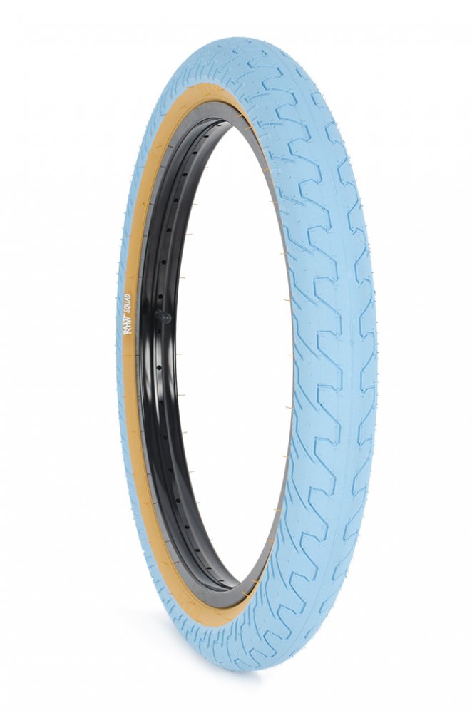 Rant BMX Squad Tire 29″ X 2.35″ - Sky Blue/Tan Wall