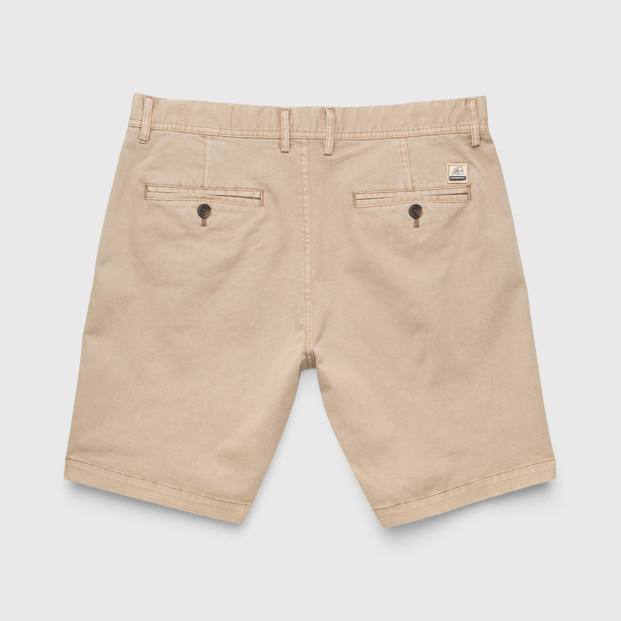 Andrew 7.5" Stretch Twill Short - Chinchilla