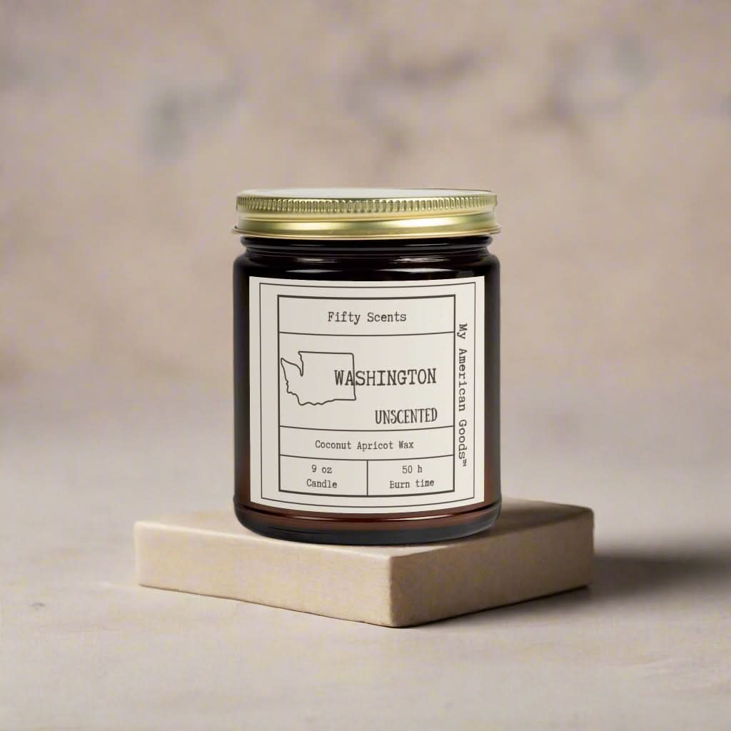 Washington unscented Candles - Coconut Apricot Wax