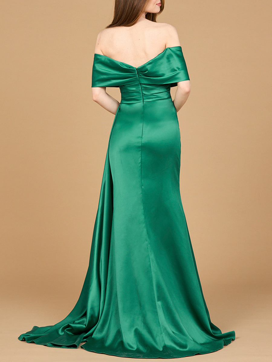 Off Shoulder Satin Dress | 28945