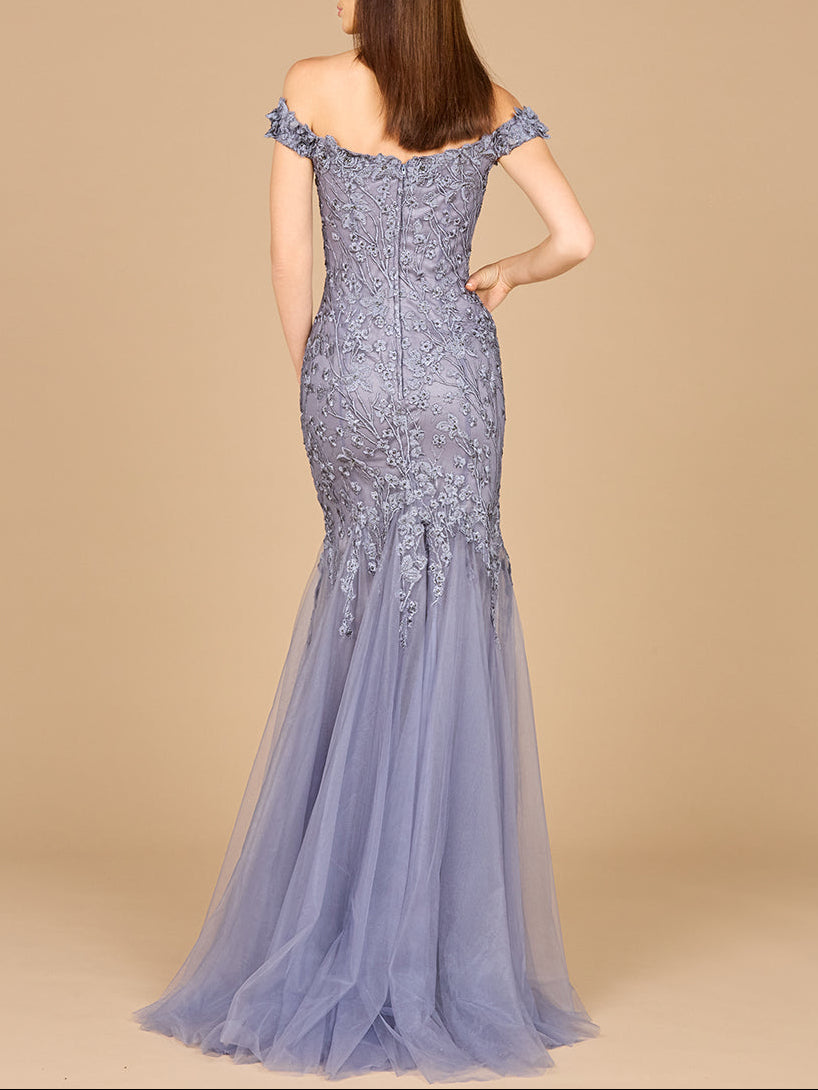 Off Shoulder Mermaid Gown | 29021