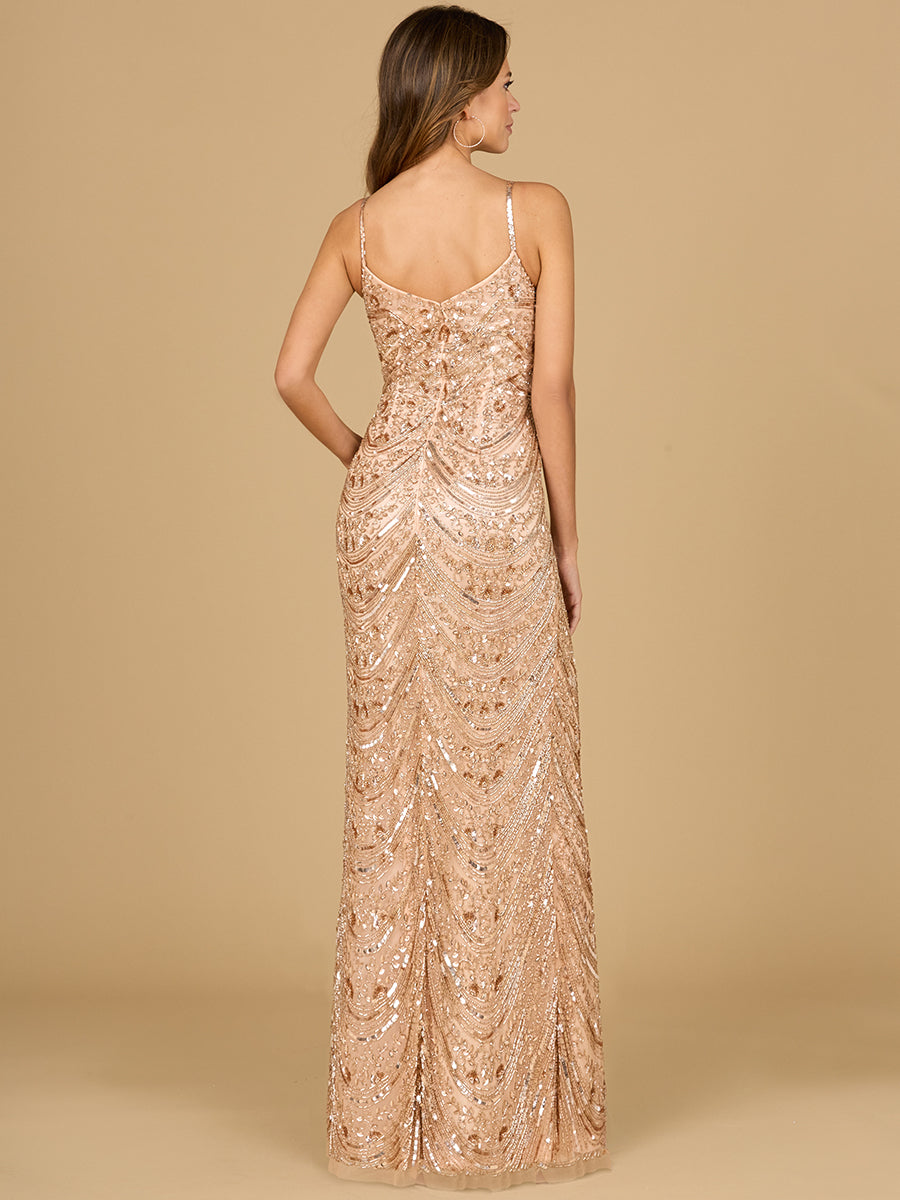 Scoop Neck Beaded Dress - OUTLET