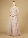 Long Sleeve High Neck Gown
