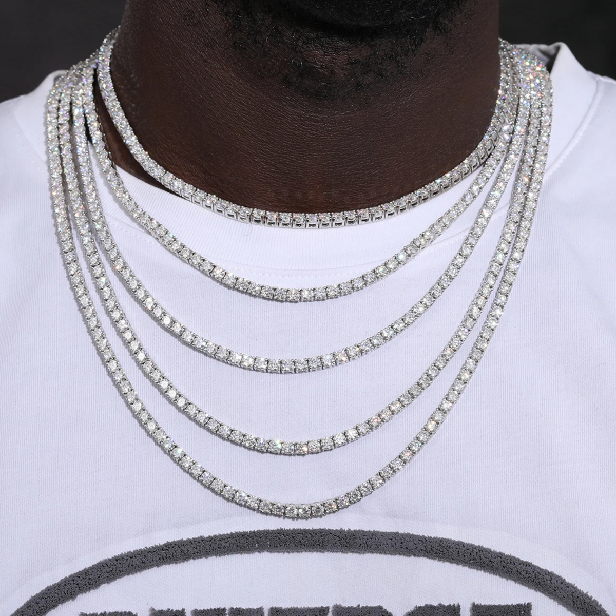 Tennis Chain 5mm / Sterling Silver 925