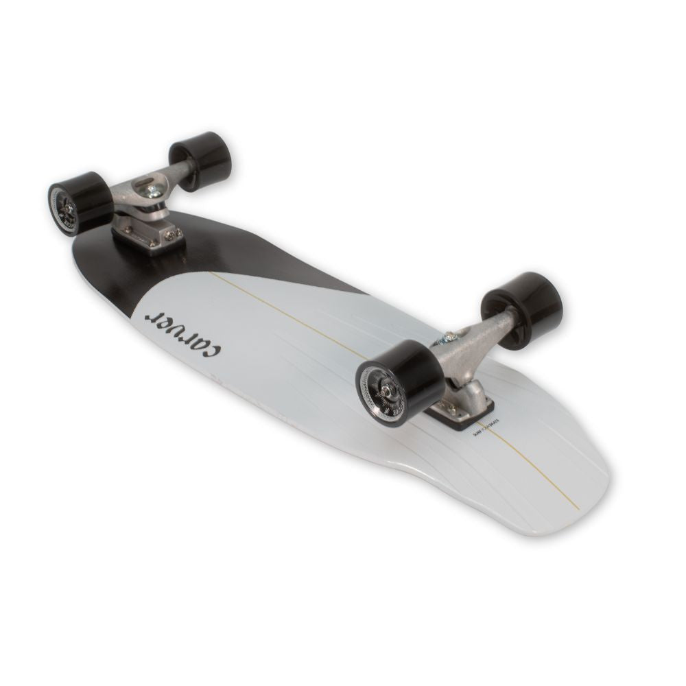 Carver Black Tip Surfskate Complete C7 Raw (V4) - 32.5″