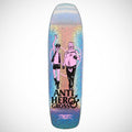 Anti-Hero Jeff Grosso Live And Let Live Square Edge Holographic Foil Pink Black Size 9.25" Vintage NOS Deck