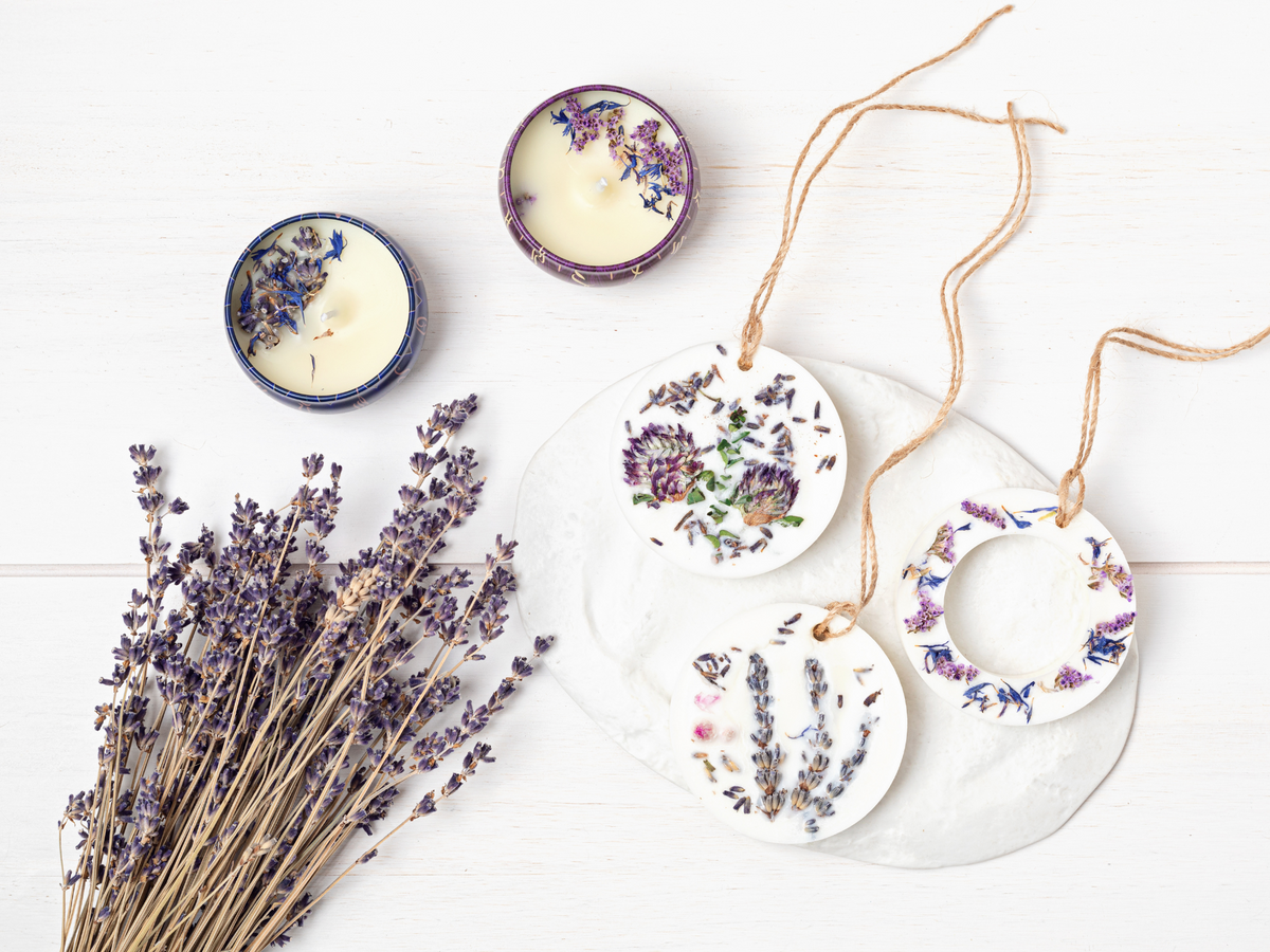 Botanical Wax Sachet – Spa & Relaxation | Calming Closet & Drawer Scents