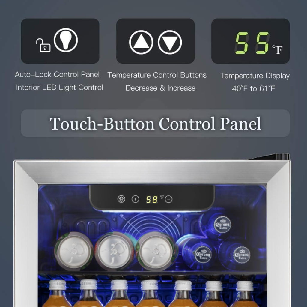 3.2 cu.ft  Wine Cooler/Cabinet Beverage Refrigerator W5899H