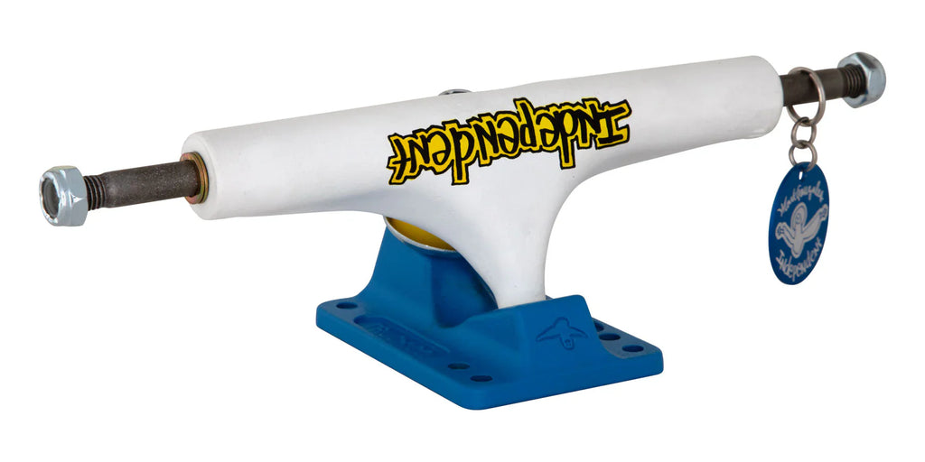 Independent Trucks 151mm Stage 4 Mark Gonzales Standard - White/Blue (Set of 2)