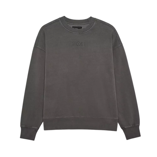 Fox Wordmark Oversized Crew Pullover