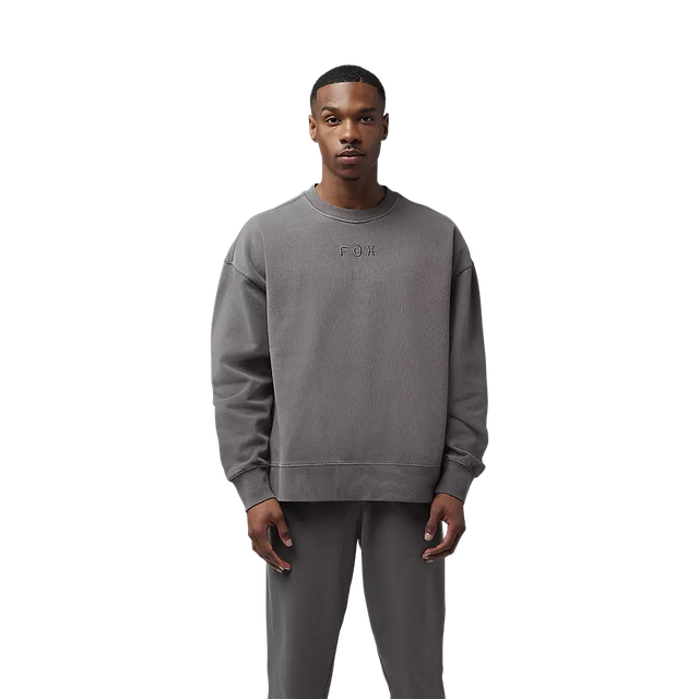 Fox Wordmark Oversized Crew Pullover