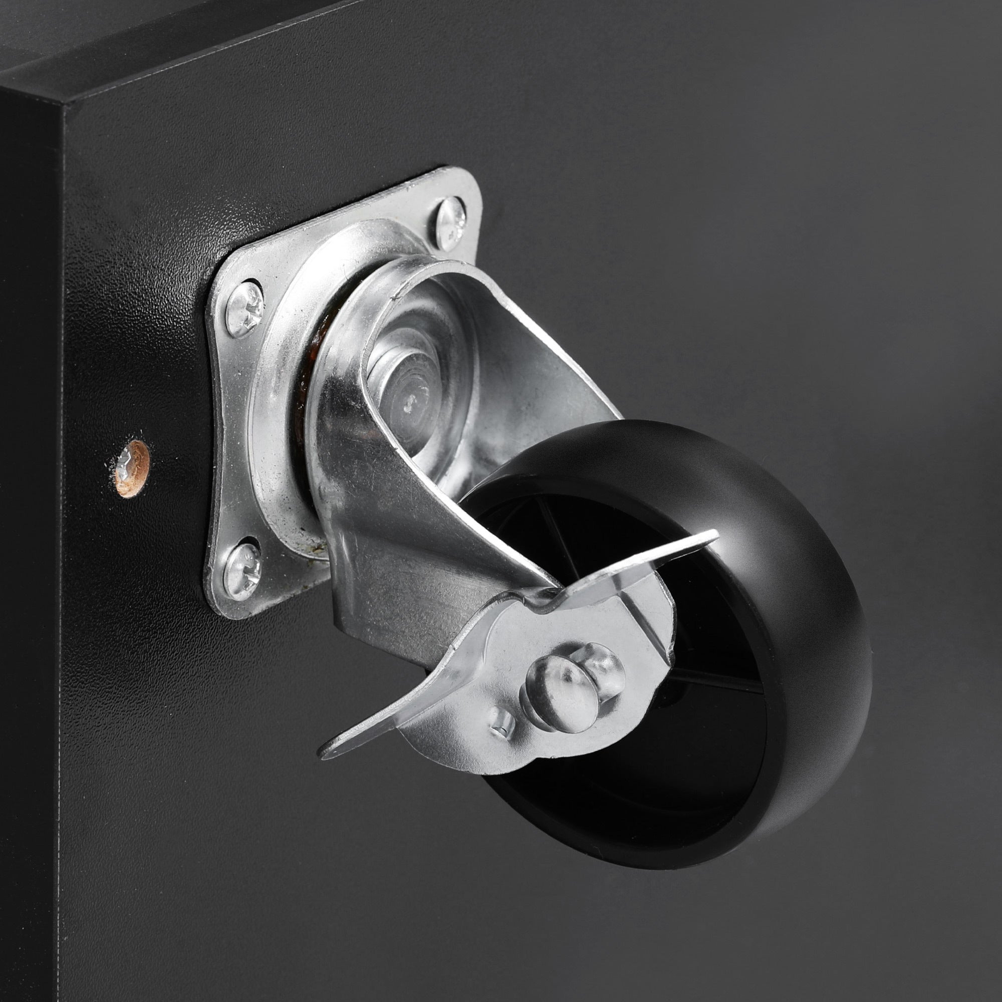 K&K 47.2' Farmhouse Kitchen Island with Drop Leaf, Kitchen Storage Island with Removable Side Racks, Two Drawers, Rolling Kitchen Cart on Wheels with Towel Rack, for Home, Kitchen, Dining Room, Black