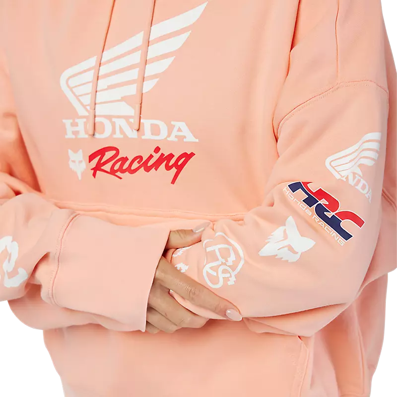 Womens Fox x Honda Oversized Pullover Hoodie