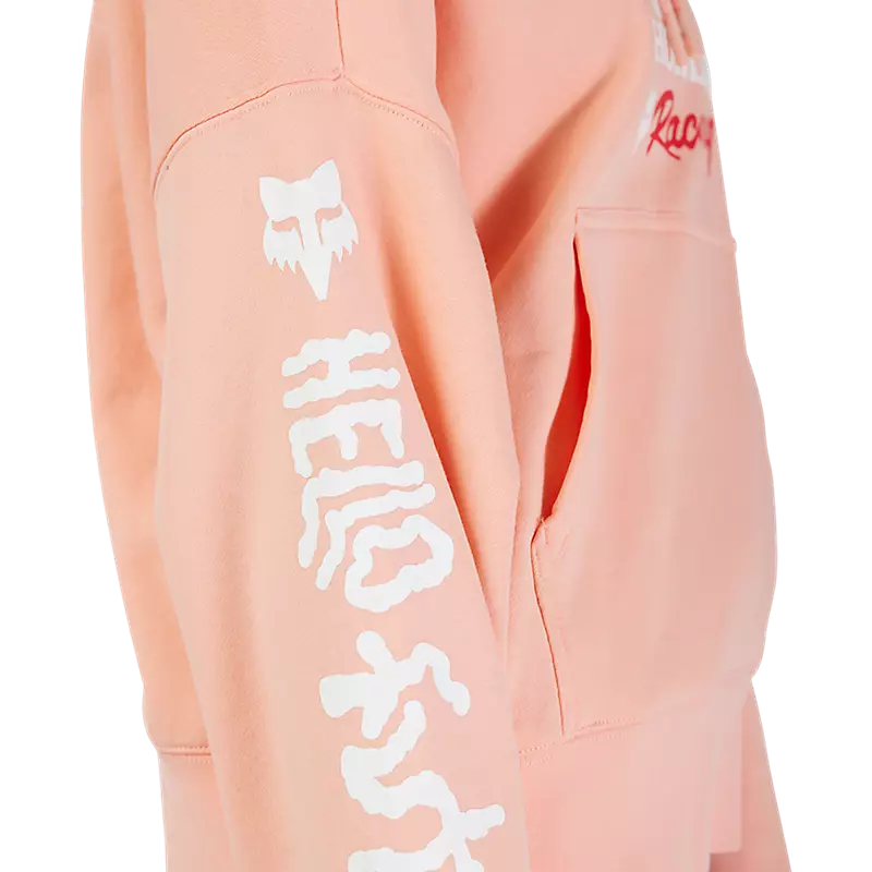 Womens Fox x Honda Oversized Pullover Hoodie