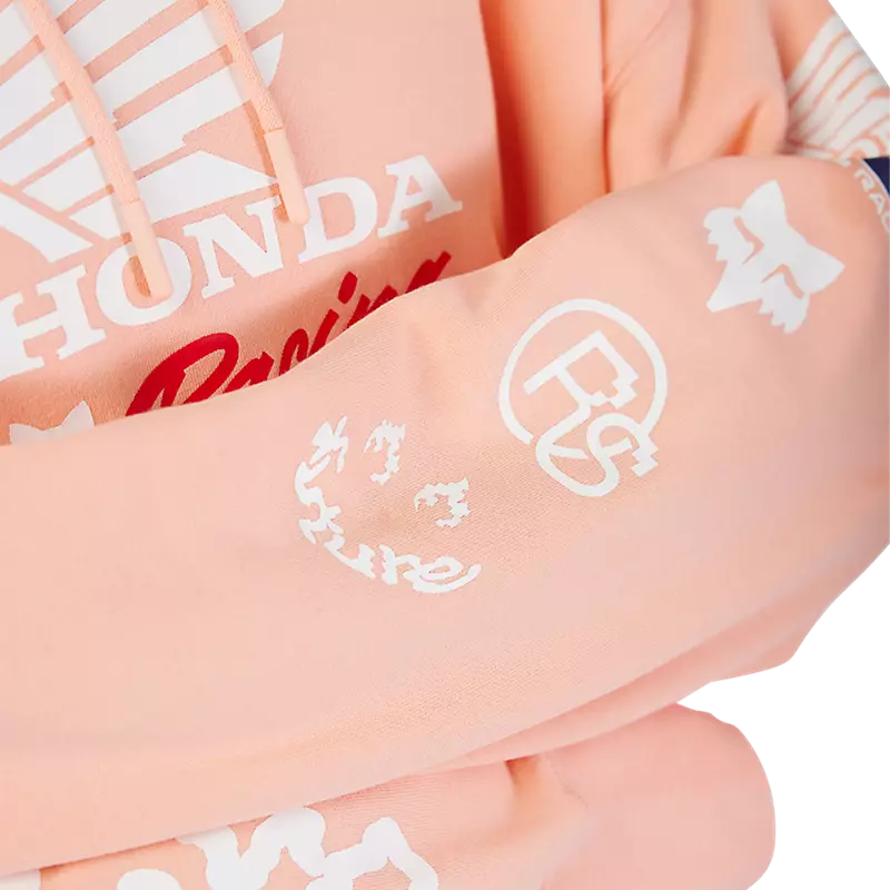 Womens Fox x Honda Oversized Pullover Hoodie