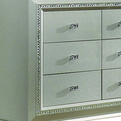 18" Champagne Solid Wood Double Dresser
