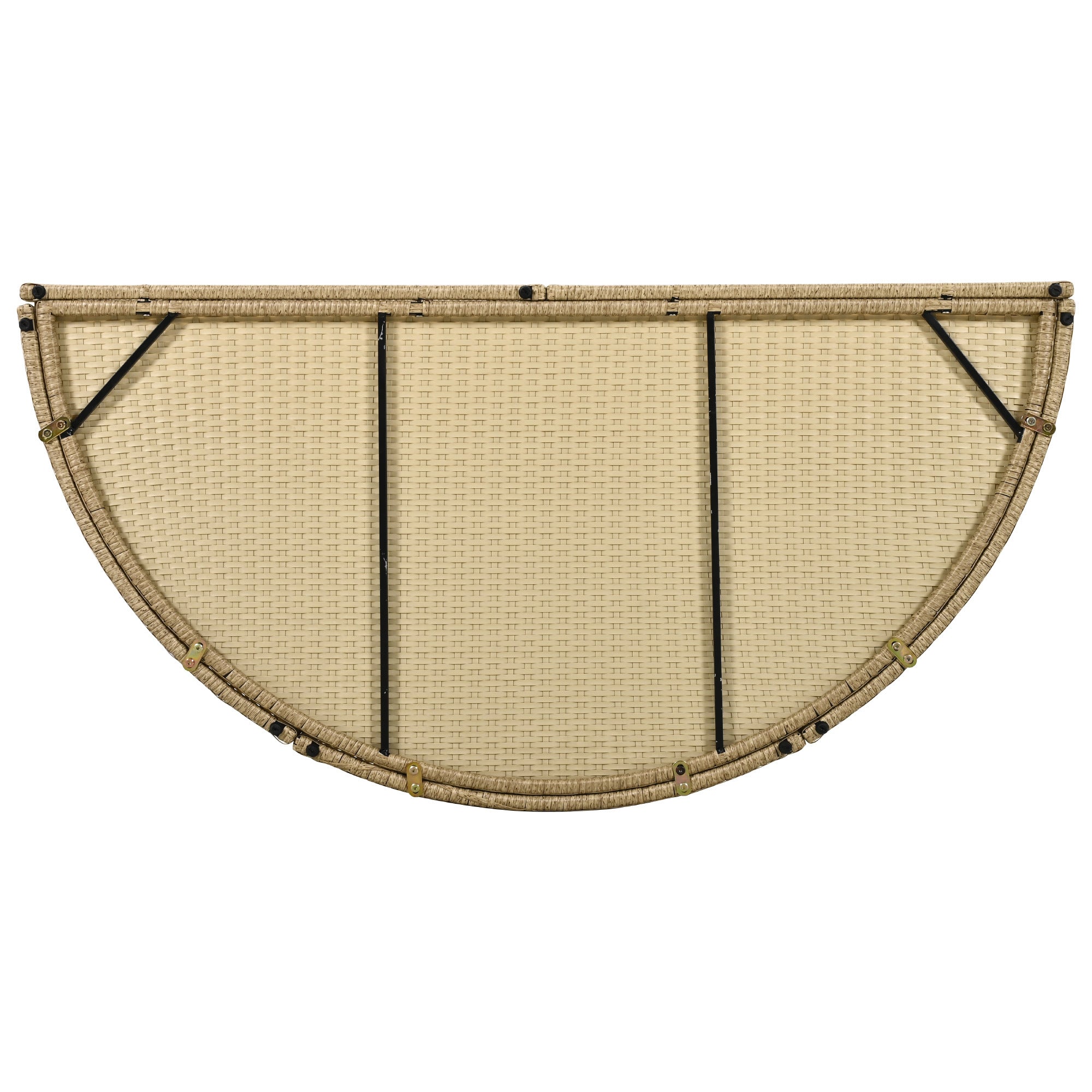 Outdoor Patio Daybed Wicker Rattan Double Daybed with Retractable Canopy, Grey, Polyester Upholstery, 71.7 x 63.4 x 62.2 inches