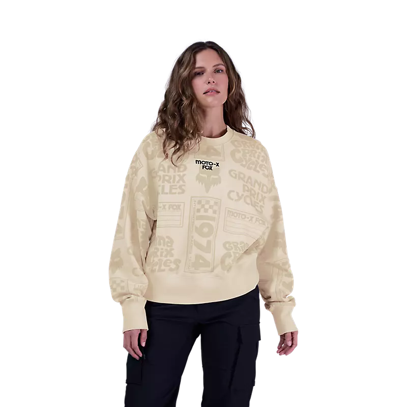 Womens Circa 74 Oversized Crew