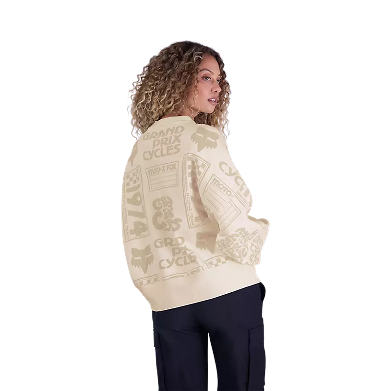 Womens Circa 74 Oversized Crew